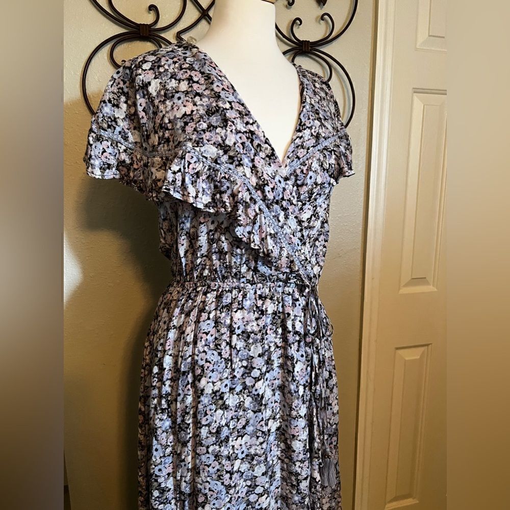 American Rag floral maxi dress size M